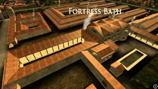 Animation of ancient Roman Fort in Caerleon Wales [upl. by Concordia639]