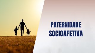 Paternidade socioafetiva [upl. by Rihat979]