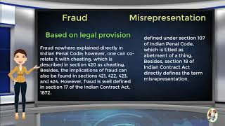 What is Difference Between Fraud amp Misrepresentation [upl. by Weslee634]