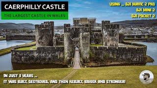 Caerphilly Castle  The Largest in Wales 2nd in Britain [upl. by Cirdor818]