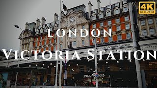 London Victoria Station Walk Through England 4K [upl. by Balbinder512]