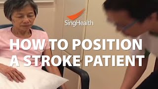 How To Position A Stroke Patient [upl. by Cassilda]