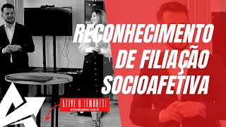 DIREITO DE FAMÍLIA Reconhecimento de filiação socioafetiva [upl. by Gareri]