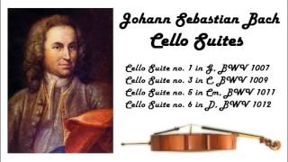 Johann Sebastian Bach  Cello suites in 432 Hz great for reading or studying [upl. by Safoelc]