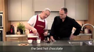 How to make a hot chocolate using an aerolatte milk frother [upl. by Hanson]