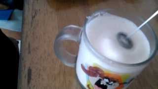 Aerolatte Review Frothing Cold Milk In Under 1 Minute [upl. by Venn814]